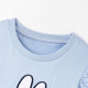 18M-7Y Toddler Crew Neck Rabbit Print T-Shirts  Girls Clothes  