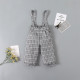 18M-6Y Toddler Girls Polka Dot Check Suspender Trousers  Girls Fashion Clothes  