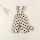 18M-6Y Toddler Girls Polka Dot Check Suspender Trousers  Girls Fashion Clothes  