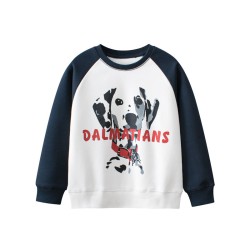 5-13Y Kids Girls Cartoon Letter Print Sweatshirts  Kids Boutique Clothing  