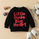 9M-4Y Toddler Valentine'S Day Letter T-Shirt Sweatshirt  Toddler Boutique Clothing  