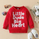9M-4Y Toddler Valentine'S Day Letter T-Shirt Sweatshirt  Toddler Boutique Clothing  