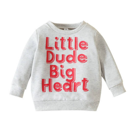 9M-4Y Toddler Valentine'S Day Letter T-Shirt Sweatshirt  Toddler Boutique Clothing  