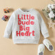 9M-4Y Toddler Valentine'S Day Letter T-Shirt Sweatshirt  Toddler Boutique Clothing  