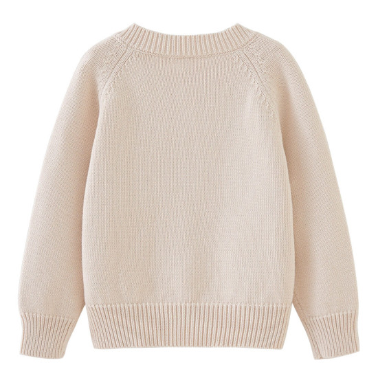 18M-7Y Toddler Girls Handmade Ball Knitted Cardigan Sweater  Girls Clothes  