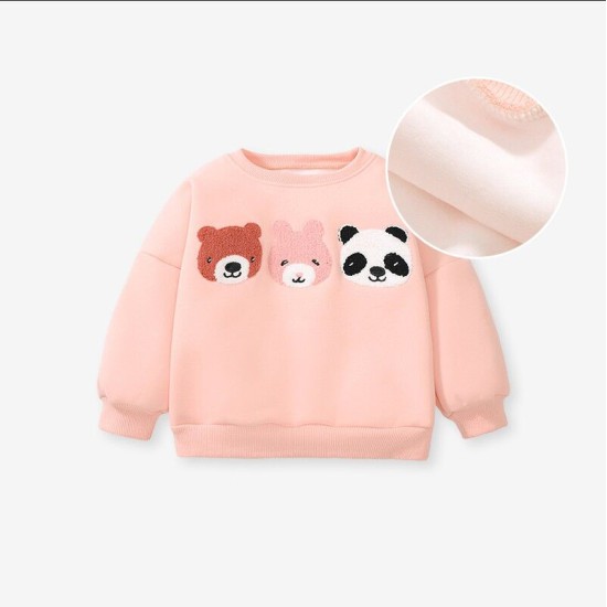 18M-7Y Toddler Girls Cartoon Fleece Sweater or Leggings  Girls Clothes  