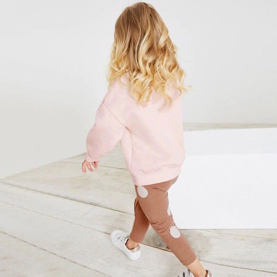 18M-7Y Toddler Girls Cartoon Fleece Sweater or Leggings  Girls Clothes  