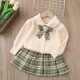 18M-6Y Toddler Girls Sets Knitted Bowtie Cardigan Sweater  Girls Clothes  