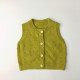 12M-7Y Toddler Sleeveless Solid Color Spotted Sweater Knitted Vest  Toddler Clothing  