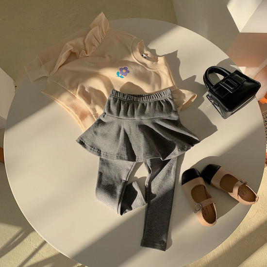 18M-7Y Toddler Girls Fake Two Piece Leggings Trousers  Girls Clothes  