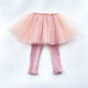 9M-4Y Toddler Girls Solid Mesh Skirt Legging  Girls Clothes  