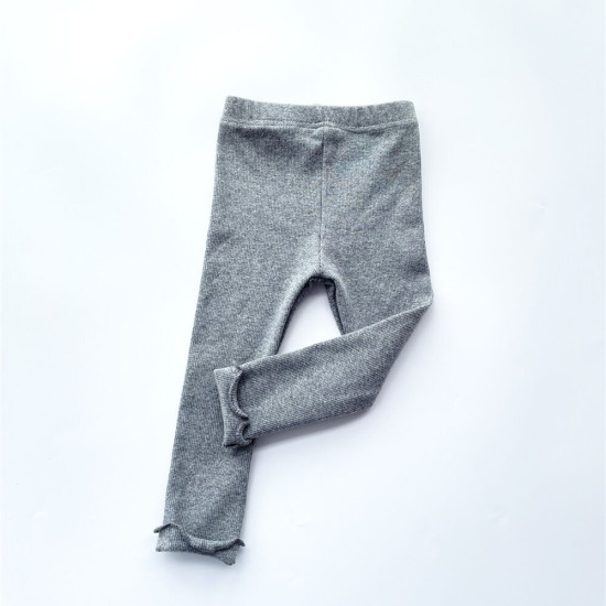 9M-4Y High Bounce Solid Color Wave Simple Style Leggings Baby  Clothing  