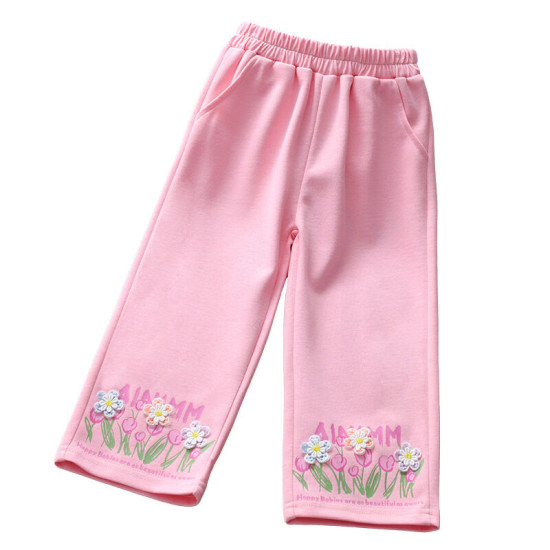 18M-7Y Toddler Girls Floral Trousers  Girls Fashion Clothes  