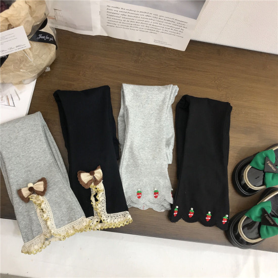 18M-7Y Toddler Girls Bow Lace Bell Bottoms  Girls Clothes  