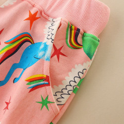 18M-7Y Toddler Girls Cotton Cartoon Trousers  Girls Clothes  
