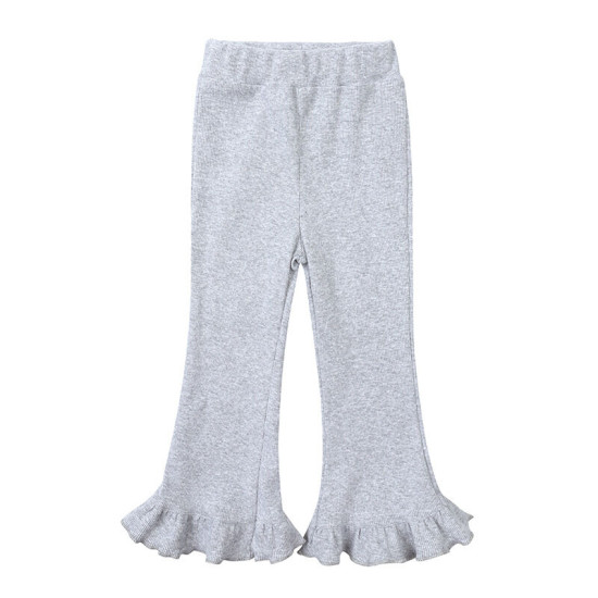 18M-7Y Toddler Girls Plain Vintage Flared Pants  Girls Clothing Suppliers  