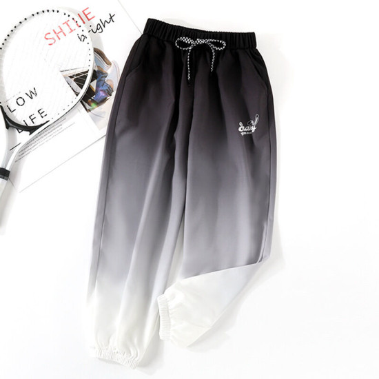 3-15Y Kids Girls And Boys Gradient Color Track Pants  Clothing Kidswear  