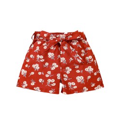 18M-6Y Toddler Girl Floral Print Casual Shorts With Waistband Girl  Boutique Clothing  