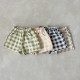 9M-4Y Knitwear Plaid Shorts  Kids Boutique Clothing  