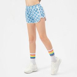 5-12Y Kids Girls Block-Color Checkerboard Shorts  Clothing For Kids  
