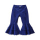 18M-6Y All-Matched Denim Flares Trousers Set  Kids Boutique Clothing  