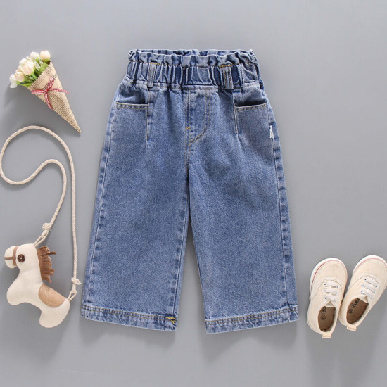 Kids Embroidered Stretch Denim Jeans  Toddler Boutique Clothing  
