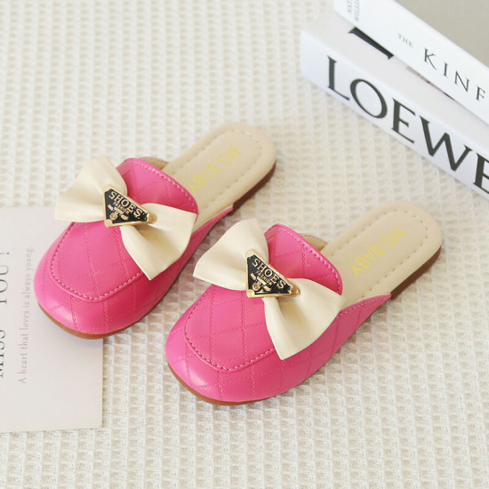Kids Girls Candy Color Low-Heeled Children's Sandals And Slippers  Accessories Vendors  