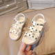 Kids Girls Metal Stud Casual Roman Beach Sandals  Kids Shoes  