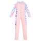 5-9Y Letter Print Long Sleeve Divingde Swimsuit Jumpsuit  Kids Boutique Clothing  