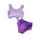 18M-6Y Toddler Girls Beach Fish Scale Two-Piece Swimsuit  Girls Clothes  