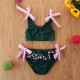 18M-6Y Toddler Girls Strappy Two Piece Swimsuit  Girls Clothes  