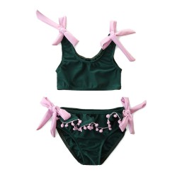 18M-6Y Toddler Girls Strappy Two Piece Swimsuit  Girls Clothes  