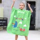 Toddler Kids Beachwear Microfiber Children's Quick-Drying Bathrobe Children's Hooded Bath Towel Swimming Wear  
