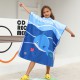 Toddler Kids Beachwear Microfiber Children's Quick-Drying Bathrobe Children's Hooded Bath Towel Swimming Wear  
