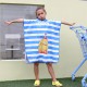 Toddler Kids Beachwear Microfiber Children's Quick-Drying Bathrobe Children's Hooded Bath Towel Swimming Wear  