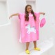 Toddler Kids Beachwear Microfiber Children's Quick-Drying Bathrobe Children's Hooded Bath Towel Swimming Wear  