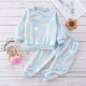 18M-6Y Toddler Girls Loungewear Flannel Plush Polka Dot Two-Piece Set  Girls Clothes  