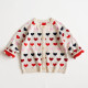 18M-6Y Toddler Girls Love Heart Sweater Knit Cardigan  Girls Clothes  