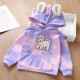 18M-6Y Toddler Girls Tie-Dye Sheep Embroidery Hoodies  Girls Fashion Clothes  