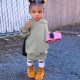 18M-5Y Girls Solid Color Long Sleeve Hooded Sweatshirt Dresses Toddler Girl  Clothing  