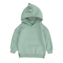 6M-4Y Unisex Toddler Solid Color Dinosaur Hoodie  Toddler Boutique Clothing  