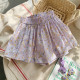 18M-7Y Toddler Girls Floral High Waist Skort  Girls Fashion Clothes  
