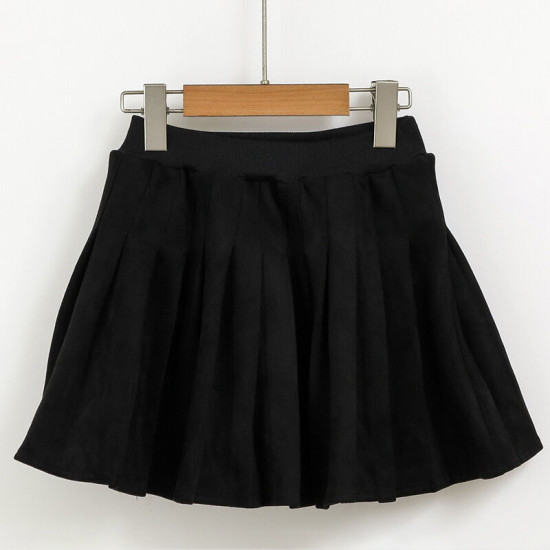 4-14Y Half Turtleneck Knitwear Sweaters And Solid Color Skirt  Kids Boutique Clothing  