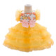 12M-3Y Toddler Girls Bow Stitching Mesh Princess Dresses  Girls Clothes  