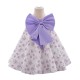 12M-3Y Toddler Girls Floral Big Bow Princess Dress  Girls Clothes  