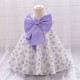 12M-3Y Toddler Girls Floral Big Bow Princess Dress  Girls Clothes  