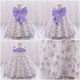 12M-3Y Toddler Girls Floral Big Bow Princess Dress  Girls Clothes  