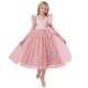 4-10Y Kids Girls Party Lace Mesh Princess Dresses  Clothing Kidswear  