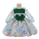 12M-3Y Toddler Girls Floral Bow Mesh Princess Dresses  Girls Clothes  