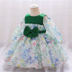 12M-3Y Toddler Girls Floral Bow Mesh Princess Dresses  Girls Clothes  